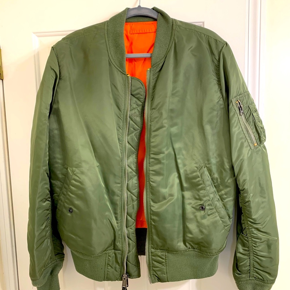 Olive Bomber Jacket